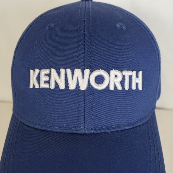 BDA Blue Ballcap Kenworth Spellout White Letters Embroidery Never Worn One Size - Picture 5 of 9